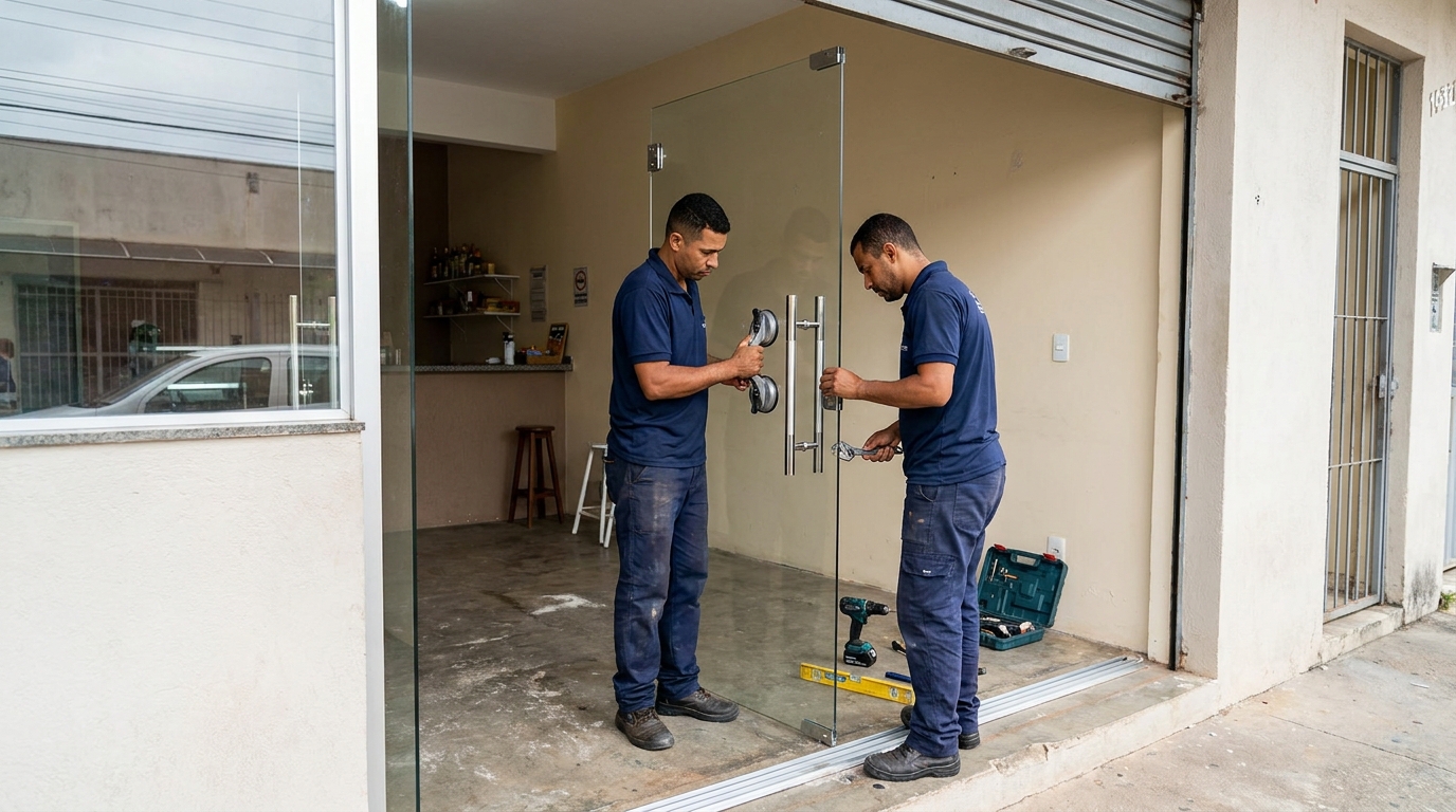 Portas em Vidro em Campinas‑SP