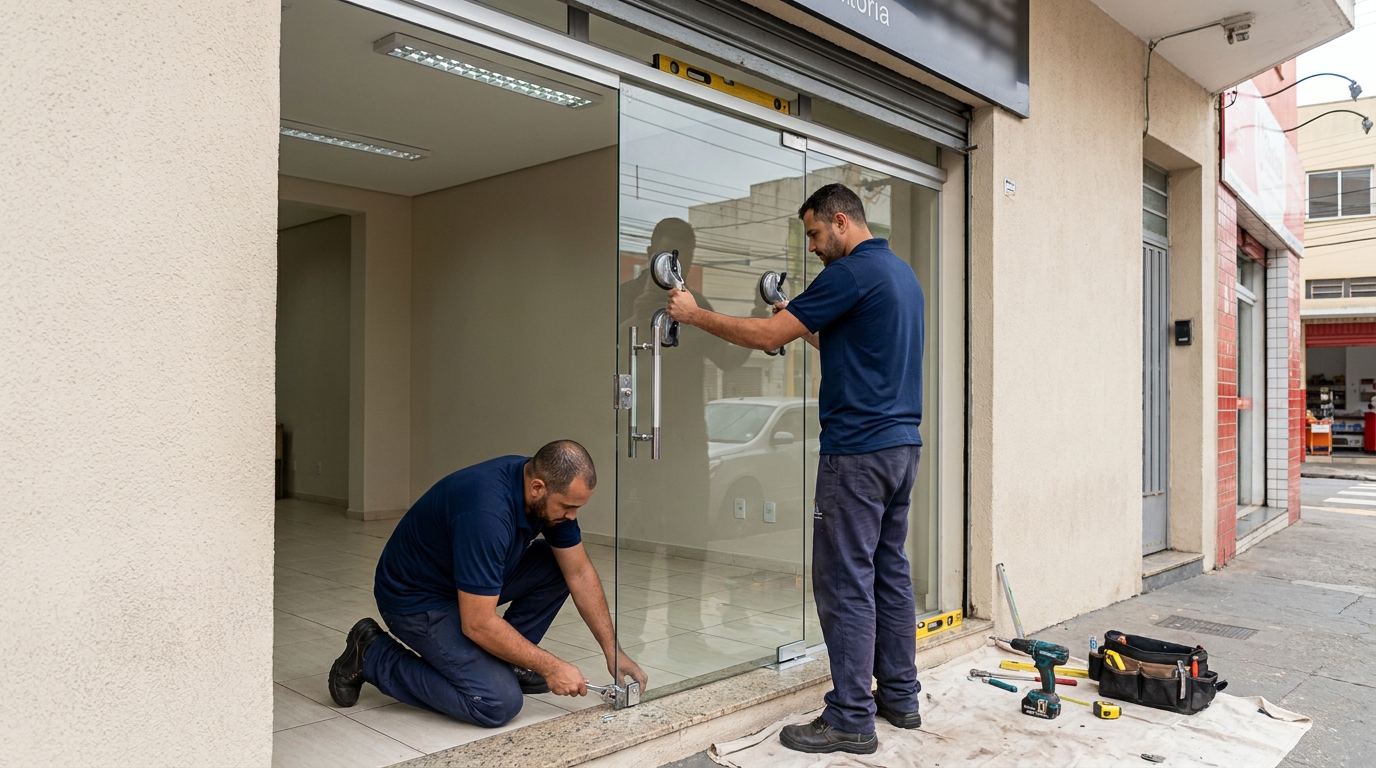 Portas Residenciais e Comerciais em Campinas‑SP