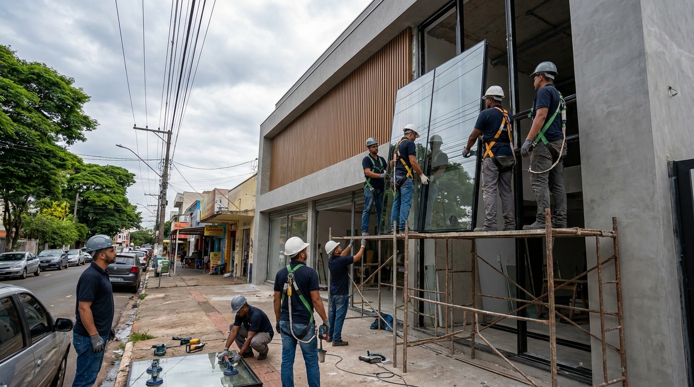 Fachada de Vidro em Campinas‑SP
